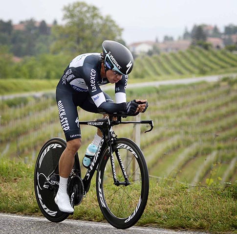 Rigoberto Uran nel giorno del suo trionfo al Giro d'Italia ©Photo La Press/RCS Sport